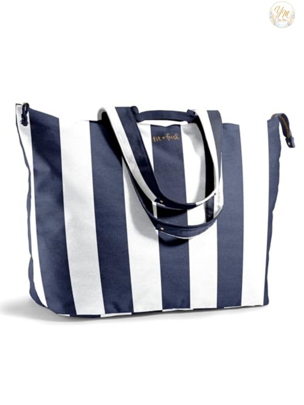 XL Beach Bag for Women Oversized Travel Tote Zip-Top Foldable